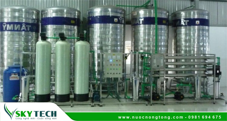 Tư vấn lắp đặt Dây chuyền sản xuất nước tinh khiết đóng chai hiện đại