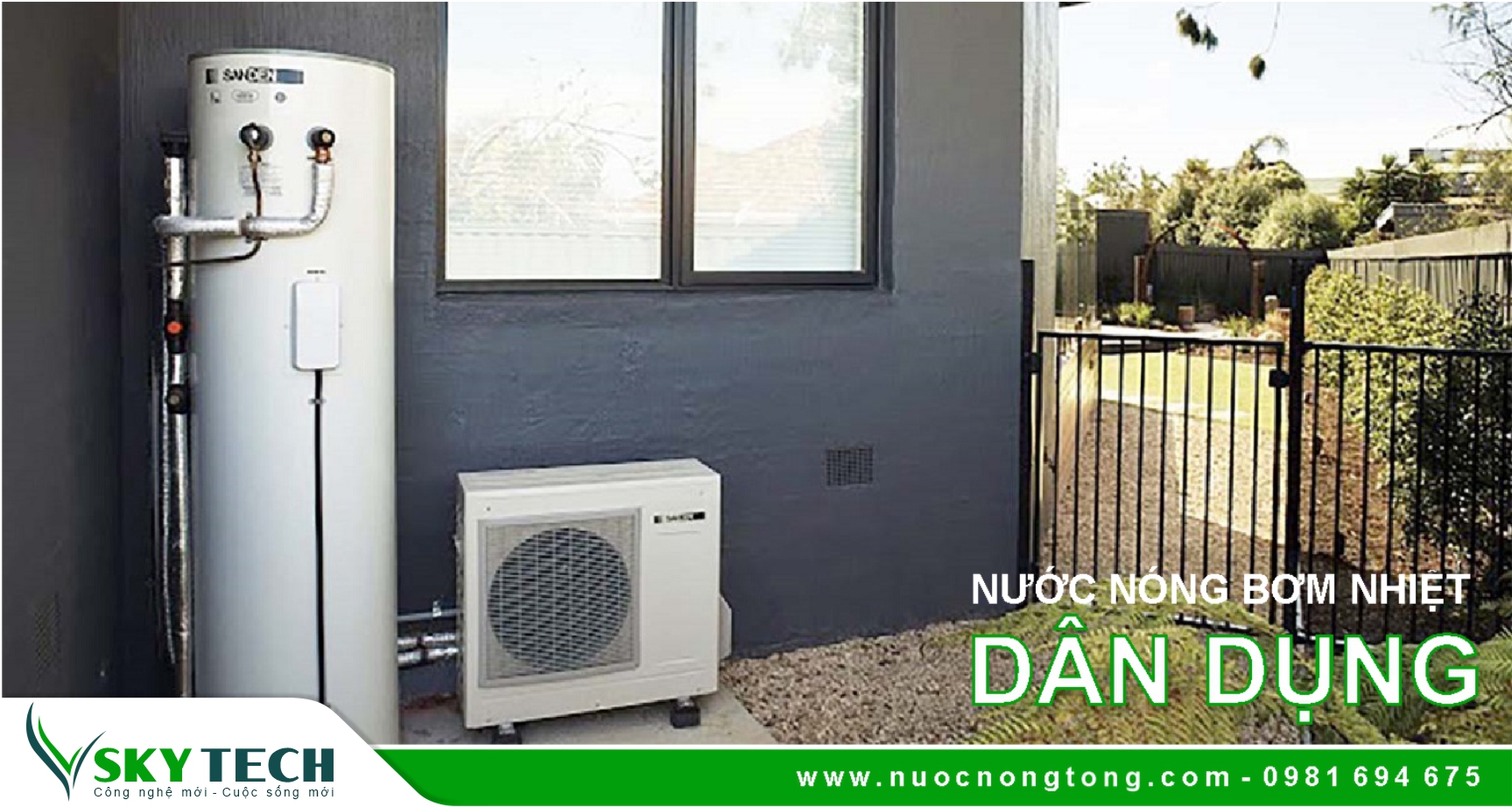 Máy nước nóng tổng Bơm nhiệt Heatpump đem lại tiện ích gì?