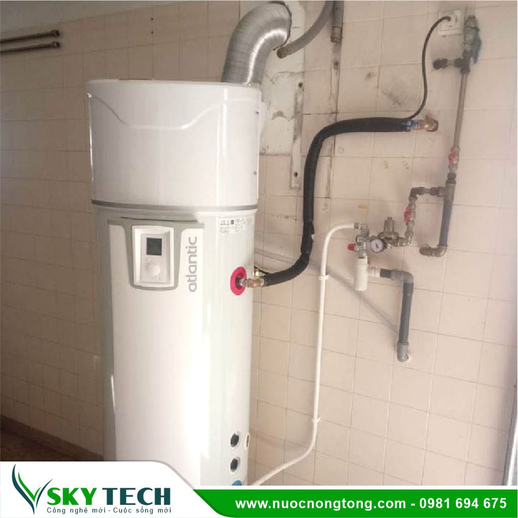 Atlantic 008 Máy bơm nhiệt Atlantic Egeo công suất 250L Nhập khẩu Pháp