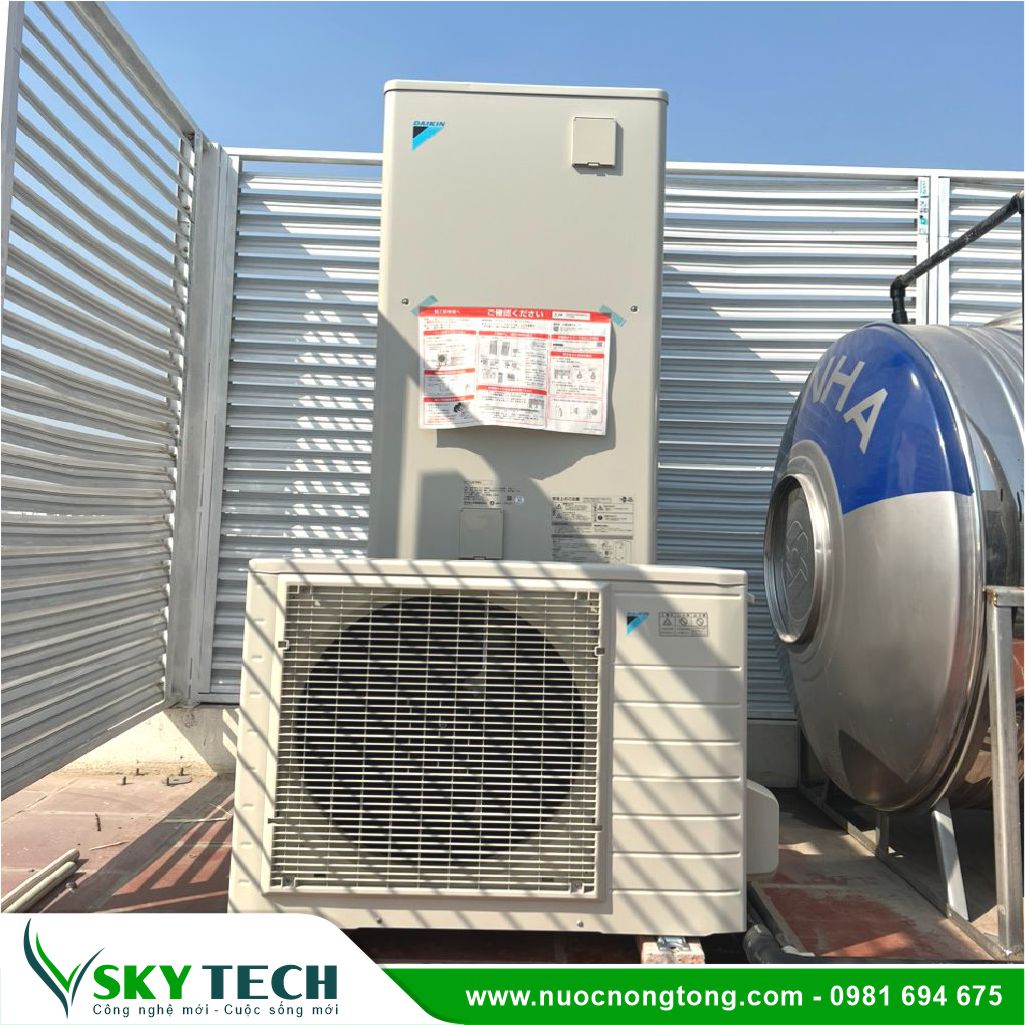 Daikin 0004 Máy nước nóng trung tâm Daikin EQ37XFTV điều khiển Mobile