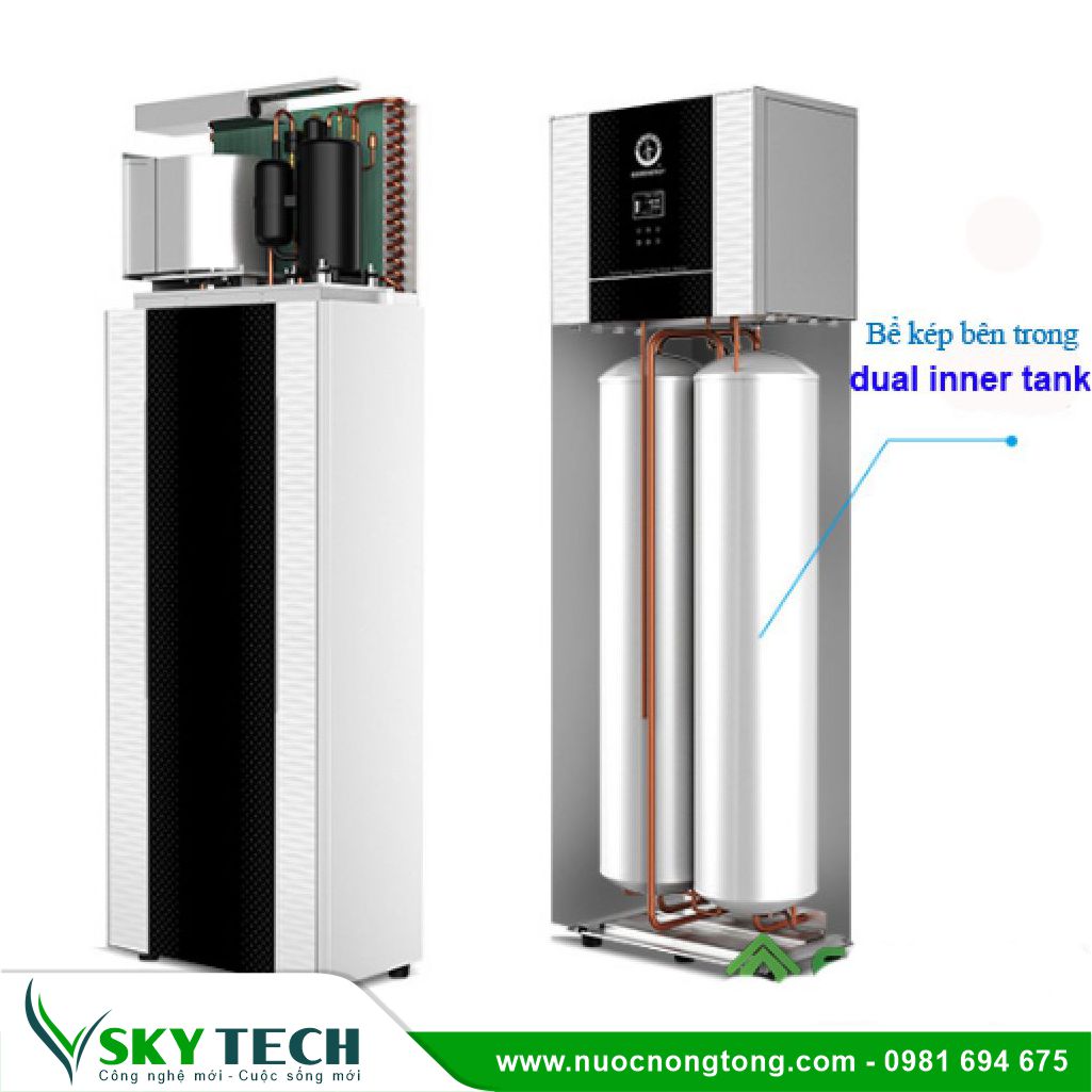 New Energy 09 Máy bơm nhiệt nước nóng HeatPump New Energy ECO B150/100A 100L