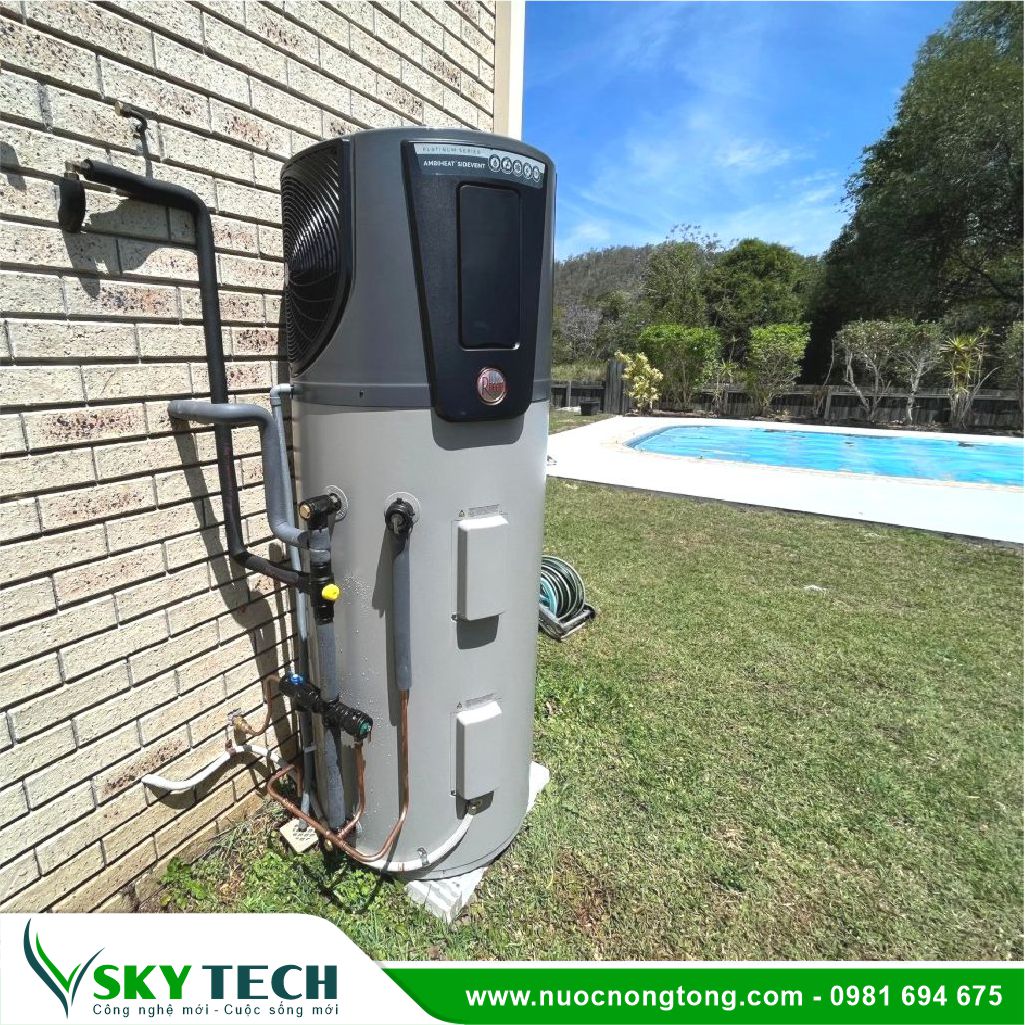 Rheem 01 Máy nước nóng Heat pump Rheem 551310 310L