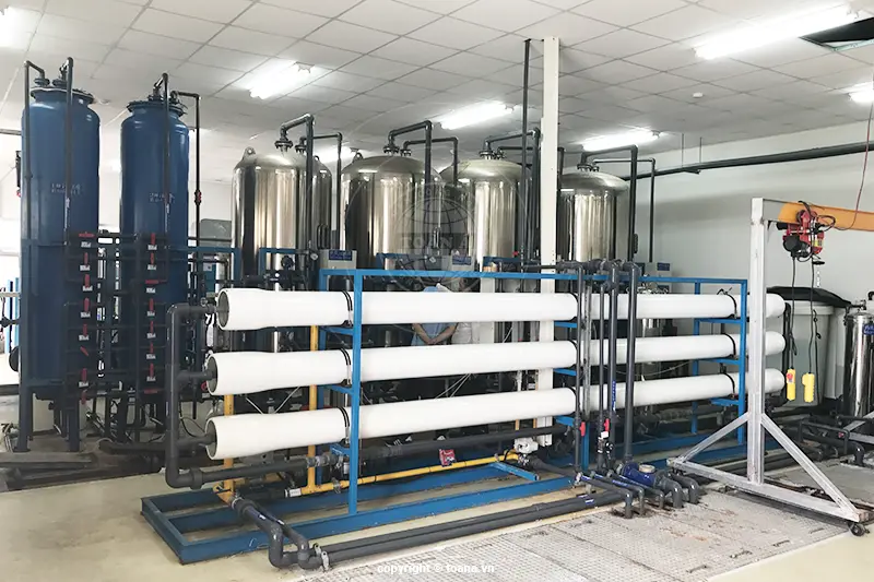 Lắp đặt bộ lọc nước công nghiệp cho Nhà máy sản xuất