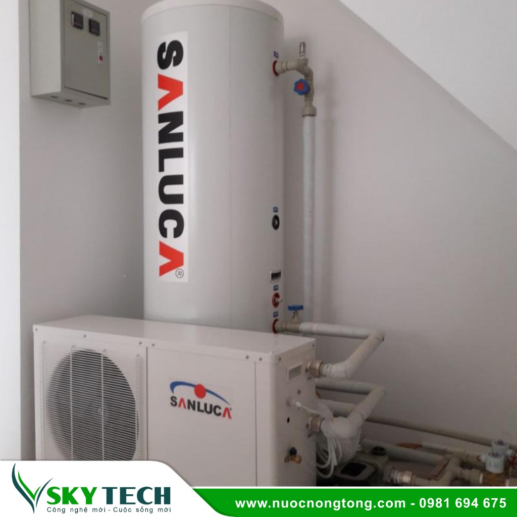Bom nhiet Sanluca (6) Máy bơm nhiệt Heat pump Sanluca SAH300