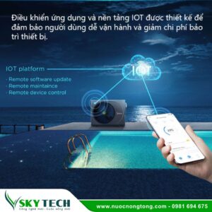 Máy bơm nhiệt bể bơi Midea MSC-90D2N8-A chính hãng