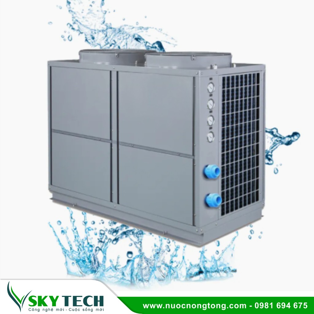 Bom nhiet cho be boi SKY Tech (3) Máy bơm nhiệt Heat Pump cho bể bơi KNP400