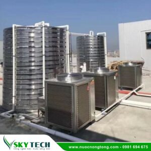 Máy bơm nhiệt Heat pump nước nóng cho Khách sạn, Resort