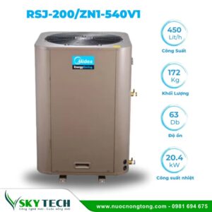 Máy bơm nhiệt công nghiệp Midea RSJ-200 chính hãng
