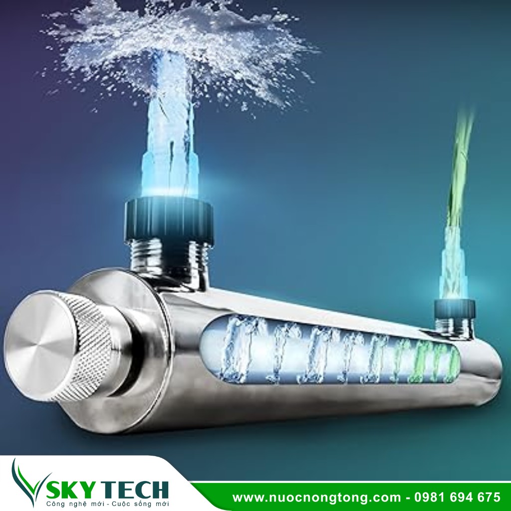 Den UV Diet khuan (3) Thiết bị khử trùng nước trong Hệ thống lọc nước công nghiệp
