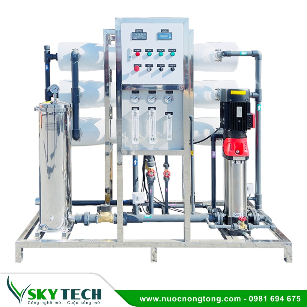 Loc nuoc cong nghiep SKY Tech 0005 (3) Hệ thống lọc nước RO công nghiệp 3000l/h