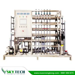 Hệ thống lọc nước EDI 1000L/H cho sản xuất công nghiệp