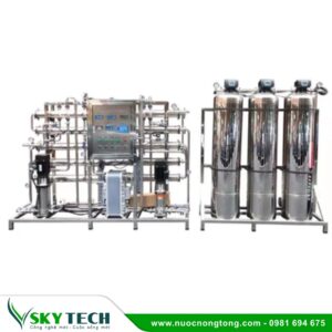 Hệ thống lọc nước EDI 1000L/H cho sản xuất công nghiệp