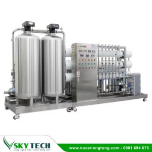 Hệ thống lọc nước EDI 2000L/h cho các ngành sản xuất