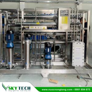 Hệ thống lọc nước EDI 6000L/h công nghiệp lớn