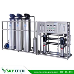 Hệ thống lọc nước EDI 1000L/H cho sản xuất công nghiệp