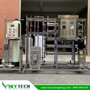 Hệ thống lọc UV/EDI (2000L/h): Xử lý nước giếng khoan