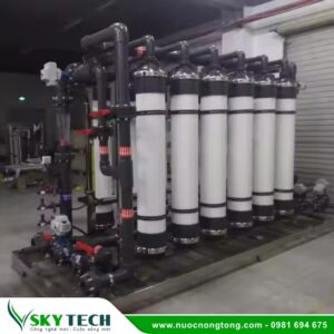 Hệ thống lọc nước siêu lọc UF 50m3/h: Ứng dụng công nghiệp