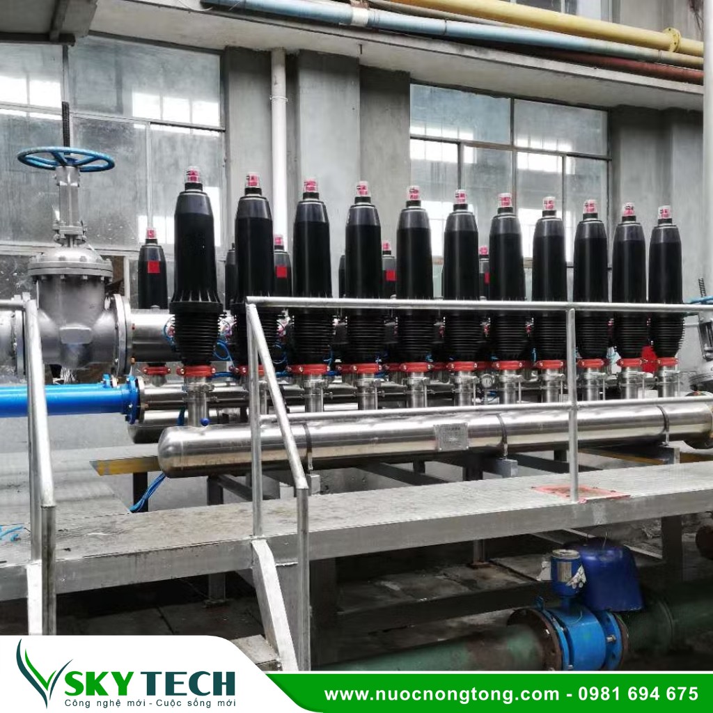 Loc nuoc cong nghiep SKY Tech 0060 (2) Bộ lọc đĩa rửa ngược tự động Jkmatic (20μm -200μm)
