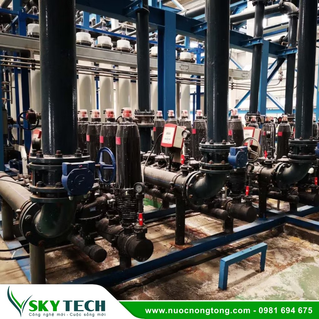 Loc nuoc cong nghiep SKY Tech 0060 (4) Bộ lọc đĩa rửa ngược tự động Jkmatic (20μm -200μm)