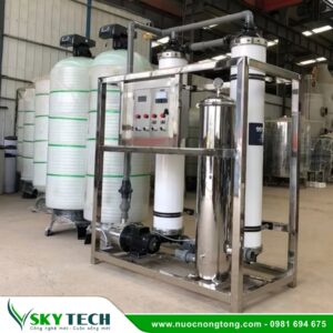 Hệ thống xử lý nước UF 4000L/h: Siêu lọc, cấp nước khoáng