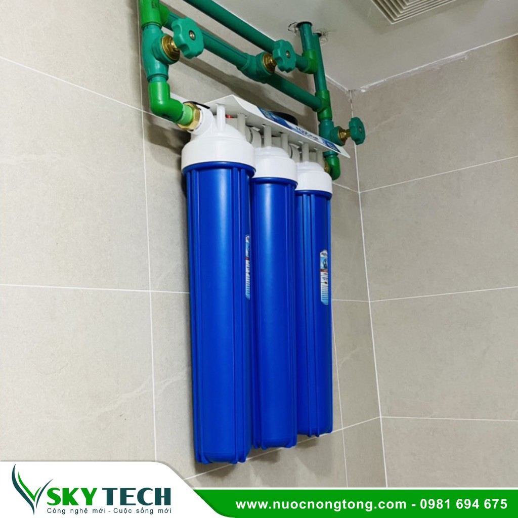 Loc nuoc sinh hoat SKY Tech 0008 (2) Lọc tổng cho căn hộ chung cư: Bảo vệ sức khỏe gia đình bạn