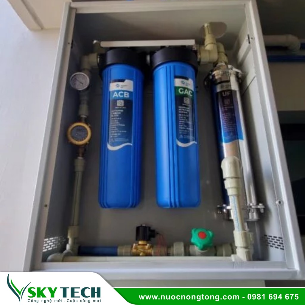 Loc nuoc sinh hoat SKY Tech 0008 (3) Lọc tổng cho căn hộ chung cư: Bảo vệ sức khỏe gia đình bạn