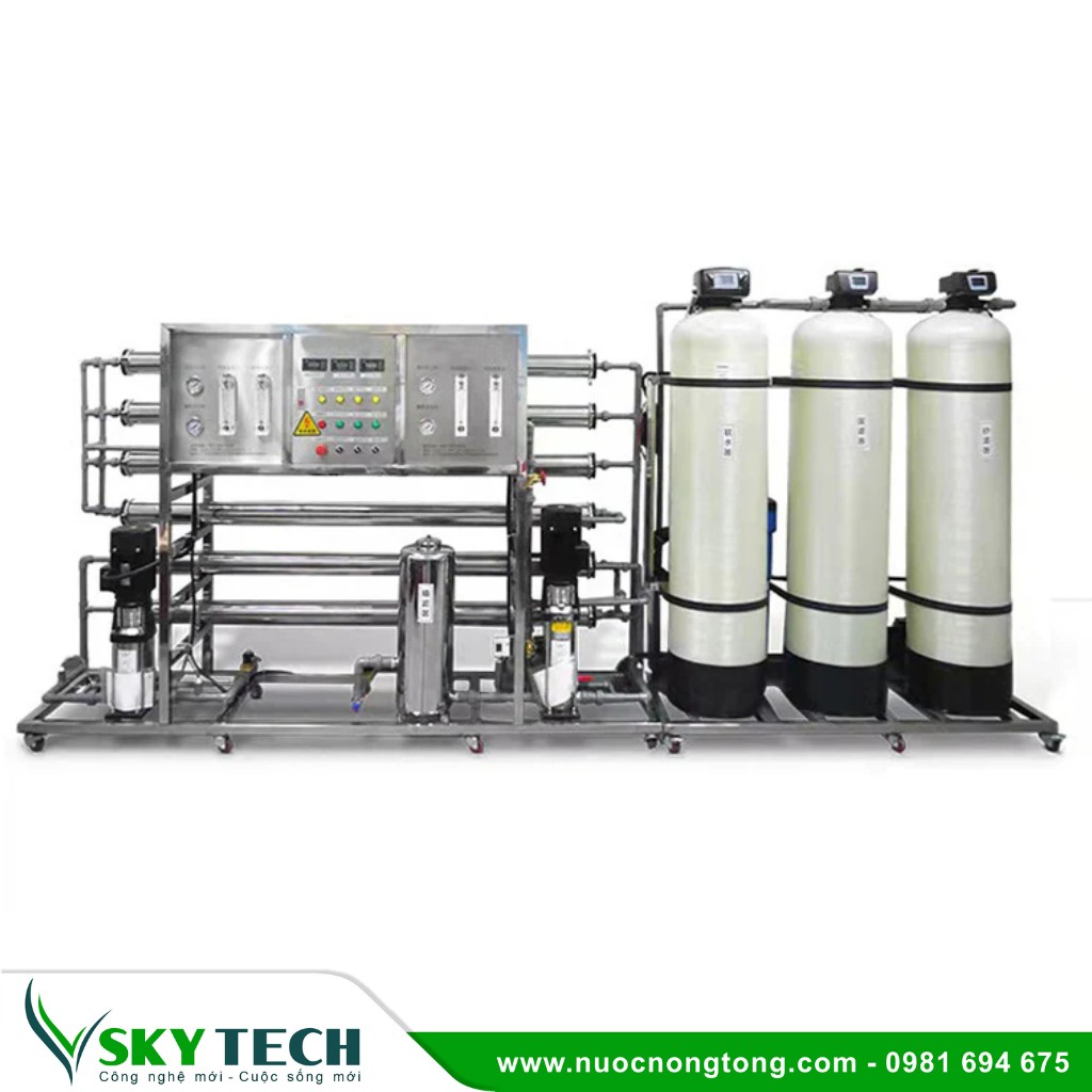 Hệ thống xử lý nước thẩm thấu ngược sơ cấp nước ngầm