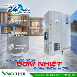 Bơm nhiệt bình tích hợp Megasun MGS-1HP-H-40 đến MGS-3HP-H-500