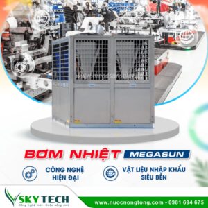 Máy bơm nhiệt Heat pump R1234YF Megasun – Không ODP và GWP<1