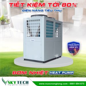Bơm nhiệt giải nhiệt gió Megasun – Air to water (R407C)