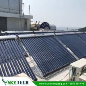 Hệ thống nước nóng trung tâm năng lượng mặt trời cho khách sạn