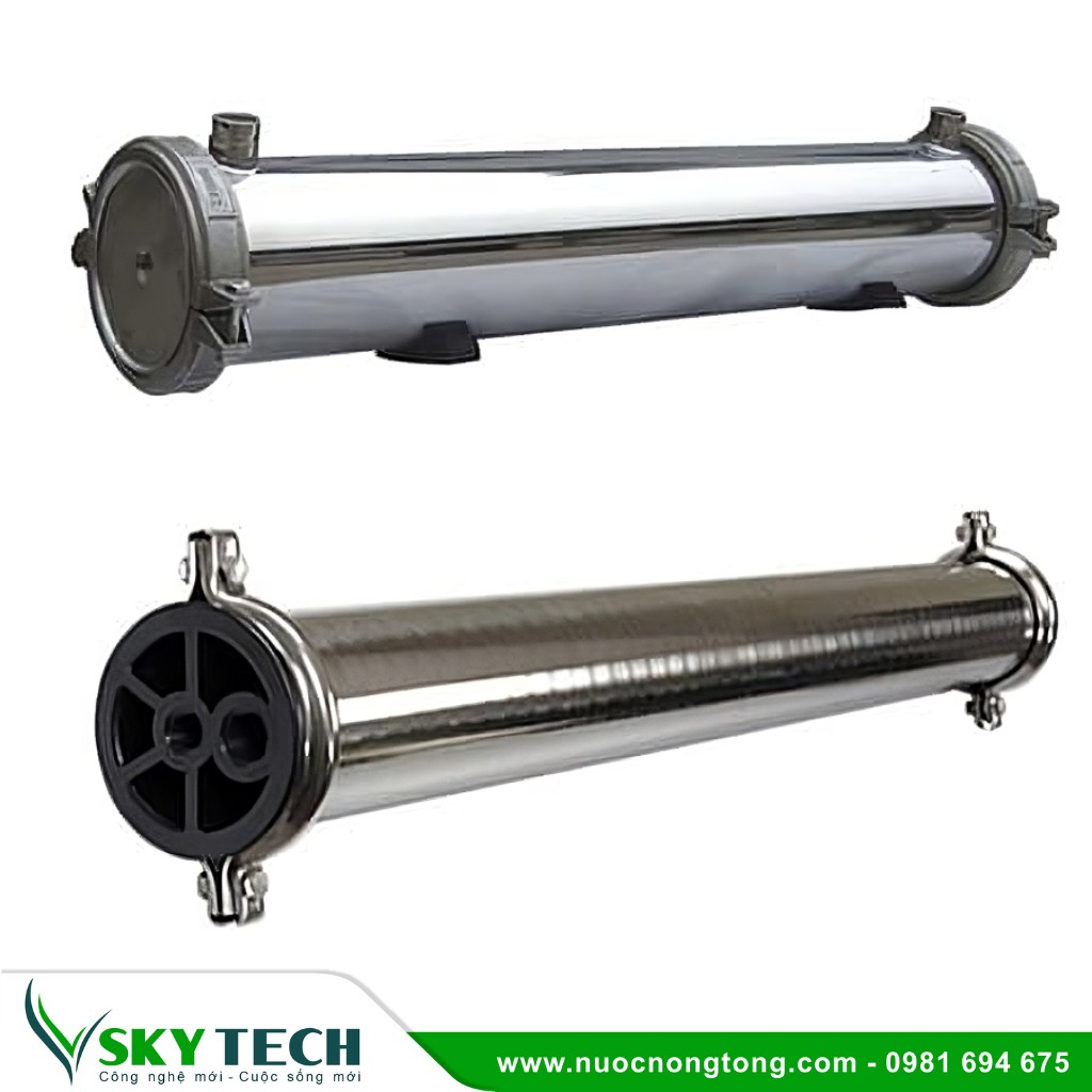Phu kien loc nuoc SKY Tech 0012 (3) Vỏ màng RO 4040 Inox và Composite chính hãng