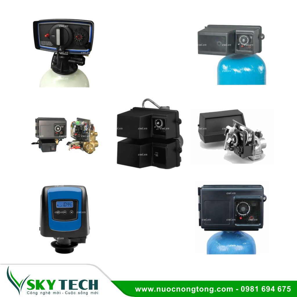 Phu kien loc nuoc SKY Tech 0018 (1) Autovalve Fleck – Chính hãng, Nhập khẩu Mỹ