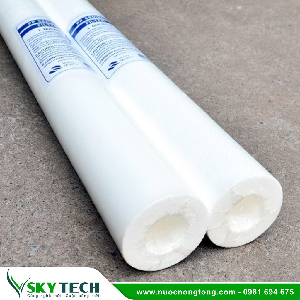 Phu kien loc nuoc SKY Tech 0022 (3) Lõi PP 5.0 micron 20 inch DOE: Giải pháp lọc thô hiệu quả
