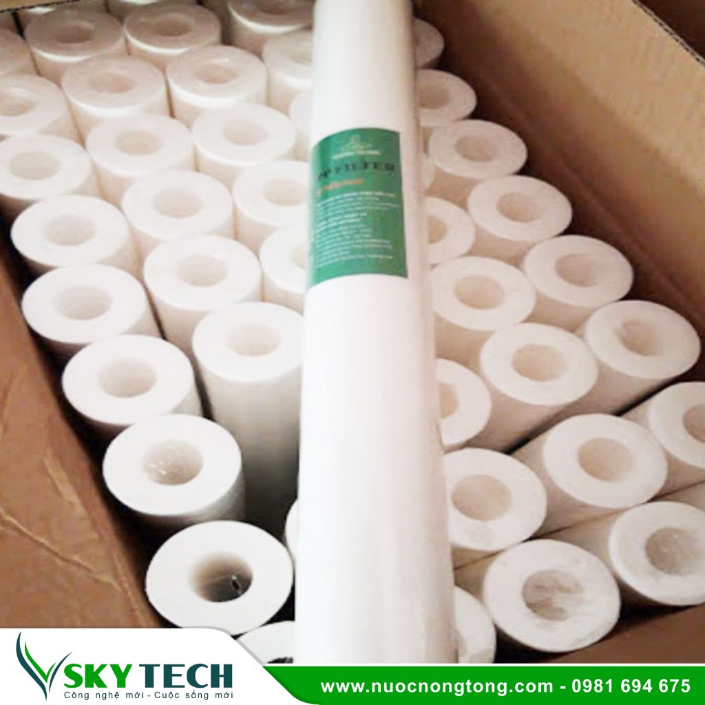 Phu kien loc nuoc SKY Tech 0022 (4) Lõi PP 5.0 micron 20 inch DOE: Giải pháp lọc thô hiệu quả
