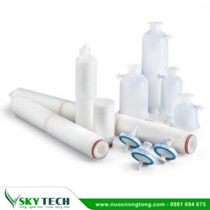 Lõi lọc giấy xếp 0.2micro 20 inch 226/Fin, Silicone O-rings