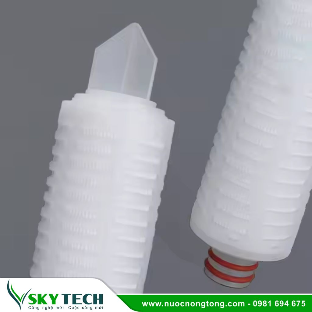 Phu kien loc nuoc SKY Tech 0037 (1) Lõi lọc tinh 20 inch đầu nhọn 226 – 0,1 µm 20″ 0.1micron