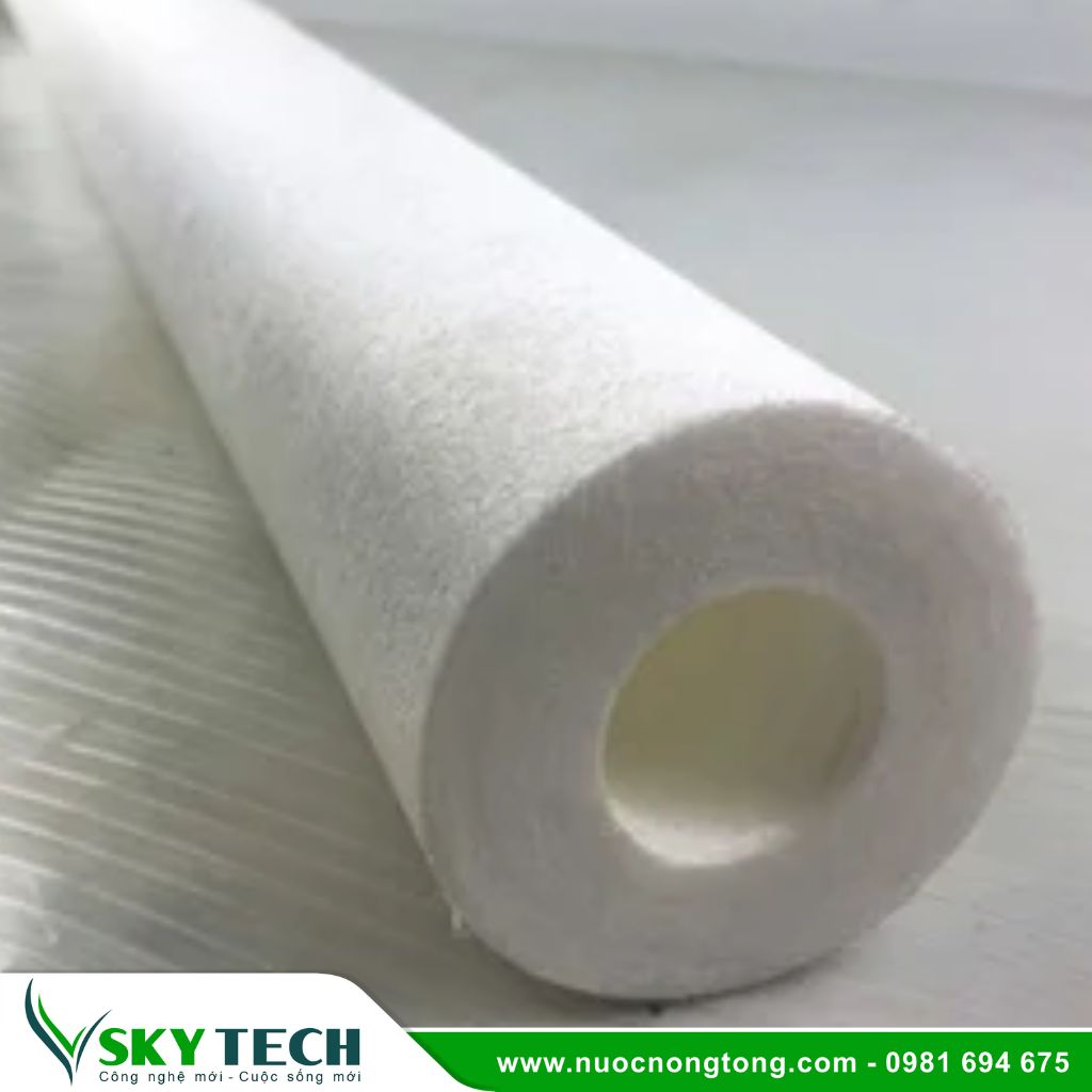Phu kien loc nuoc SKY Tech 0039 (2) Lõi lọc tinh 20 inch -0,1 µm 20″ 0.1mc sợi bông PP