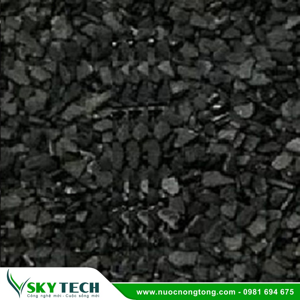 Vat lieu loc nuoc SKY Tech 0013 (2) Than hoạt tính Trà Bắc TB1, lodine: 1100 – 1200 mg/g