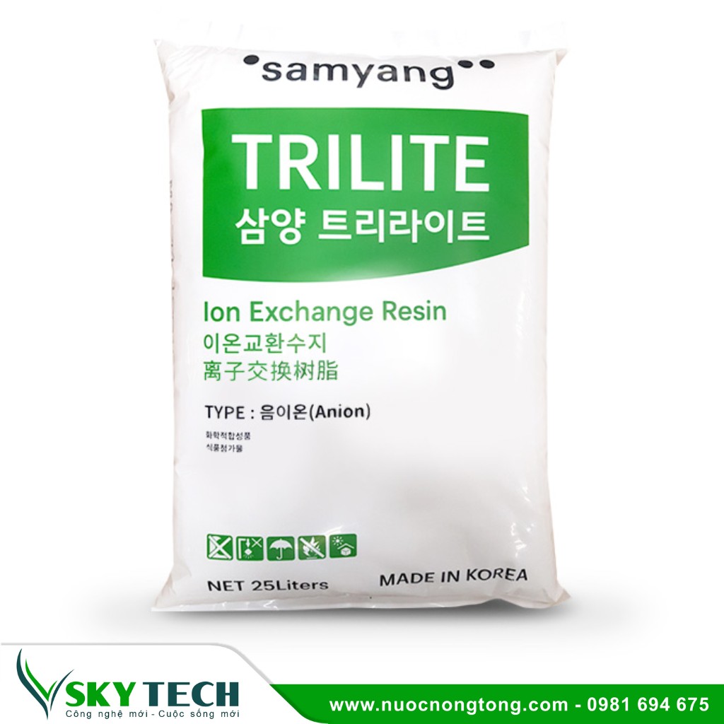 Hạt nhựa Anion Trilite MA-12: Xử lý nước hiệu quả