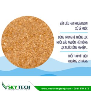 Hạt cation Purolite C100E: Trao đổi ion, xử lý nước công nghiệp