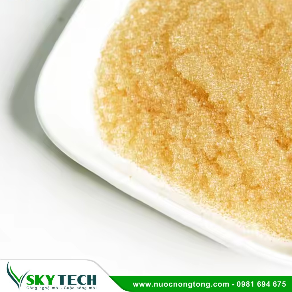 Vat lieu loc nuoc SKY Tech 0025 (3) Hạt Cation Bestwater C100E: Làm mềm nước hiệu quả