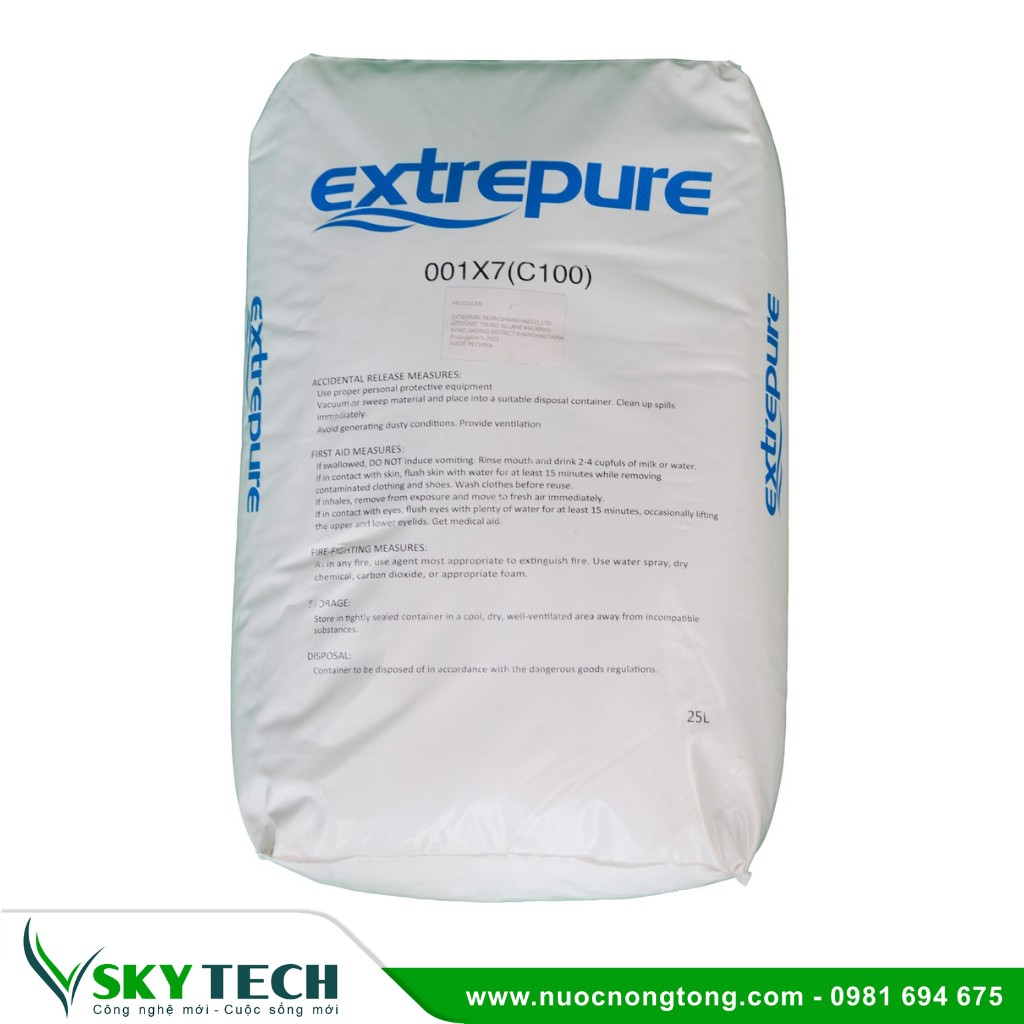 Hạt nhựa Cation Extrepure: Làm mềm nước hiệu quả