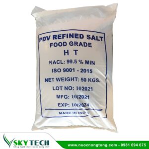 Muối tinh khiết Ấn Độ lọc nước dạng bột (Bao 50kg)