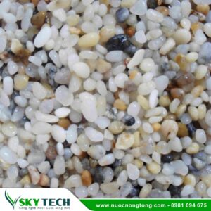 Sỏi thạch anh lọc nước: Đủ kích thước (Bao 40kg)