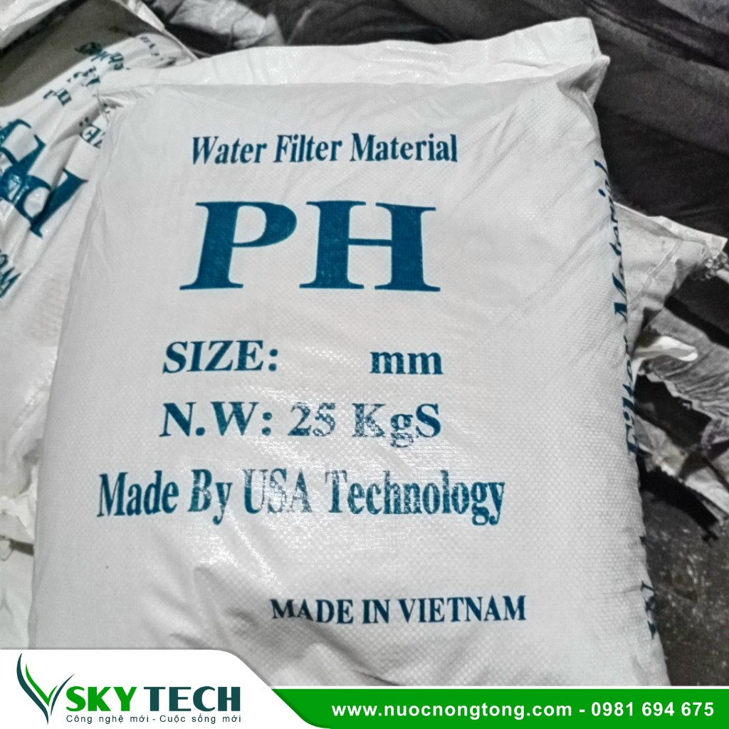 Vat lieu loc nuoc SKY Tech 0045 (2) Hạt nâng pH Việt Nam: Điều chỉnh pH trong nước hiệu quả