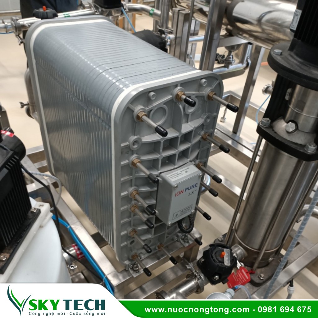 Vat tu phu kien loc nuoc SKY Tech 010 (3) Thiết bị lọc nước EDI thương hiệu IONPURE 5.1 m3/h