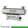Bộ đèn UV diệt khuẩn nước SS 440W 96GPM lưu lượng 22m3/h
