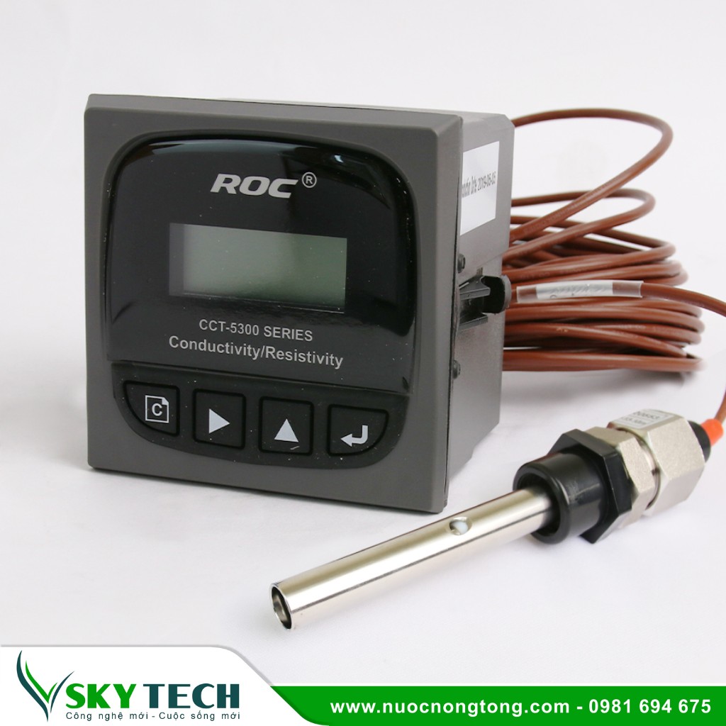 Vat tu phu kien loc nuoc SKY Tech 029 (3) Thiết bị đo độ dẫn điện, điện trở TDS CCT-5300E series