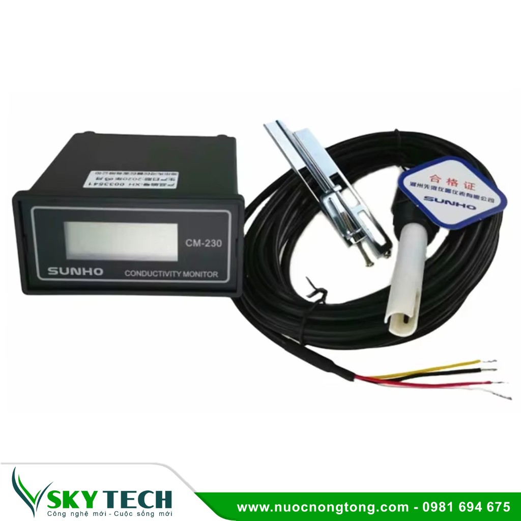 Vat tu phu kien loc nuoc SKY Tech 033 (3) Đồng hồ đo Độ dẫn điện Sunho – CM230 chính hãng